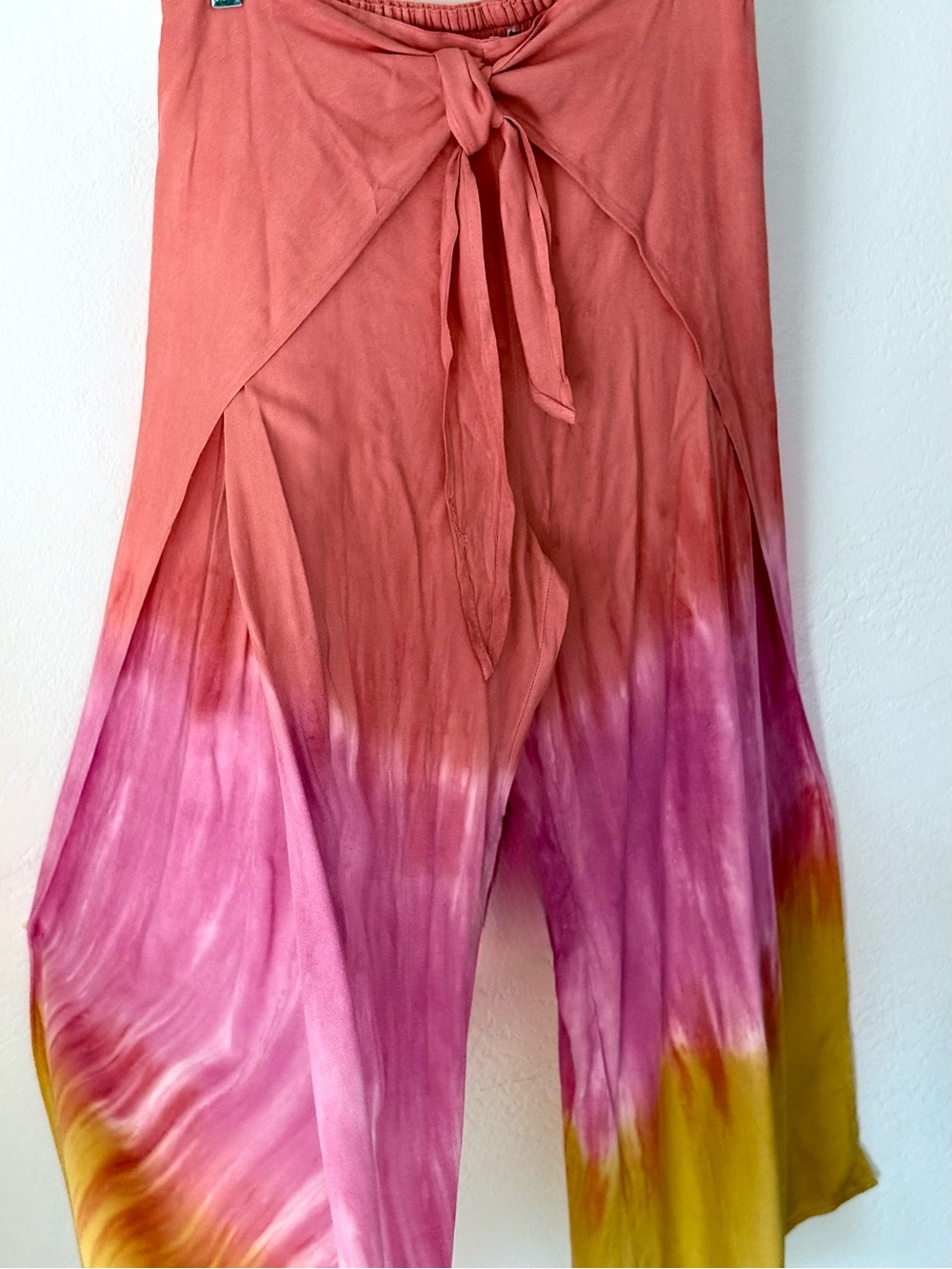 Young Fabulous & Broke Sunset Ombre Tie Dye 2 Piece Set Hoodie L Wrap Pants M - Picture 8 of 14